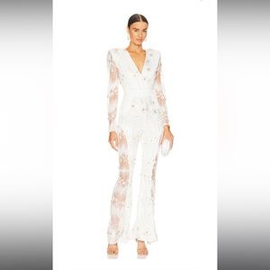 L'artiste Jumpsuit in White 
 Designer: Zhivago